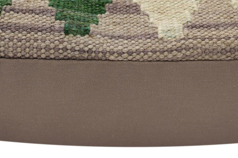 handmade Traditional Pillow Rust Blue Hand-Woven SQUARE 100% WOOL Hand woven turkish pillow2 x 2
