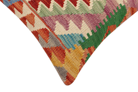 handmade Traditional Pillow Rust Blue Hand-Woven SQUARE 100% WOOL Hand woven turkish pillow2 x 2