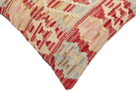 handmade Traditional Pillow Red Blue Hand-Woven SQUARE 100% WOOL Hand woven turkish pillow2 x 2