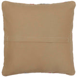 handmade Traditional Pillow Red Blue Hand-Woven SQUARE 100% WOOL  Hand woven turkish pillow  PILLOW