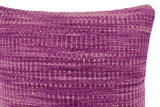 handmade Modern Pillow Purple Beige Hand-Woven SQUARE 100% WOOL  Hand woven turkish pillow  2 x 2