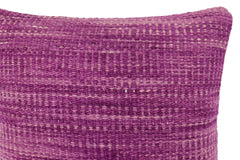 handmade Modern Pillow Purple Beige Hand-Woven SQUARE 100% WOOL  Hand woven turkish pillow  2 x 2