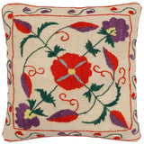 Shabby Chic Christy Suzani Kilim Handmade Pillow