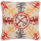 Rustic Carl Suzani Kilim Handmade Pillow