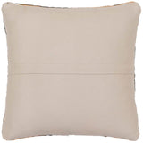 handmade Traditional Pillow Orange Blue Hand-Woven SQUARE 100% WOOL Handmade pillow