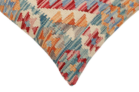 handmade Traditional Pillow Green Blue Hand-Woven SQUARE 100% WOOL Hand woven turkish pillow2 x 2
