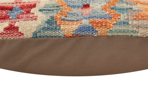 handmade Traditional Pillow Green Blue Hand-Woven SQUARE 100% WOOL Hand woven turkish pillow2 x 2