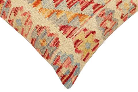 handmade Traditional Pillow Beige Rust Hand-Woven SQUARE 100% WOOL Hand woven turkish pillow2 x 2