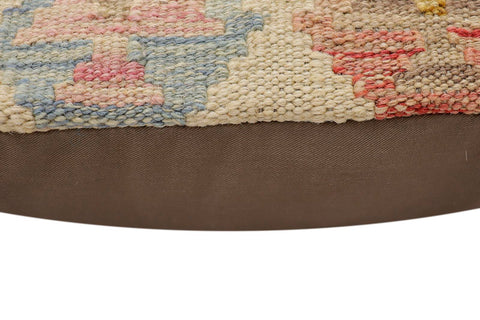 handmade Traditional Pillow Beige Red Hand-Woven SQUARE 100% WOOL Hand woven turkish pillow2 x 2
