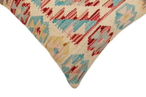 handmade Traditional Pillow Beige Red Hand-Woven SQUARE 100% WOOL Hand woven turkish pillow2 x 2