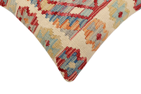 handmade Traditional Pillow Beige Red Hand-Woven SQUARE 100% WOOL Hand woven turkish pillow2 x 2