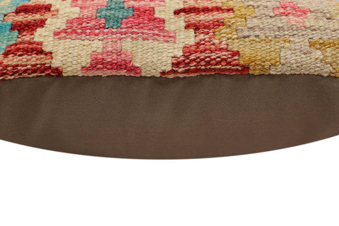 handmade Traditional Pillow Red Blue Hand-Woven SQUARE 100% WOOL Hand woven turkish pillow2 x 2