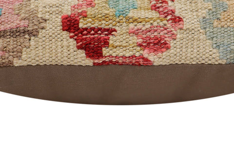handmade Traditional Pillow Red Blue Hand-Woven SQUARE 100% WOOL Hand woven turkish pillow2 x 2