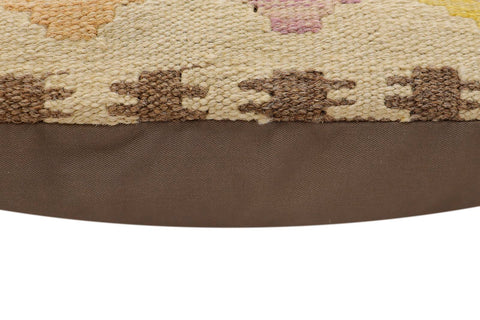 handmade Traditional Pillow Beige Red Hand-Woven SQUARE 100% WOOL Hand woven turkish pillow2 x 2