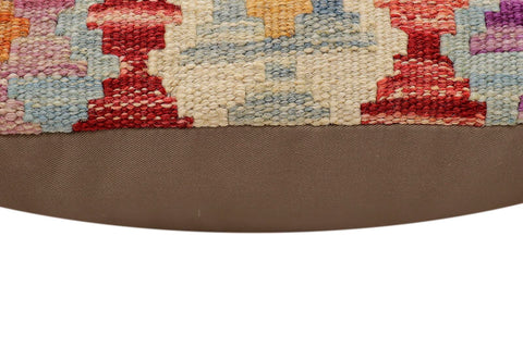 handmade Traditional Pillow Red Blue Hand-Woven SQUARE 100% WOOL Hand woven turkish pillow2 x 2