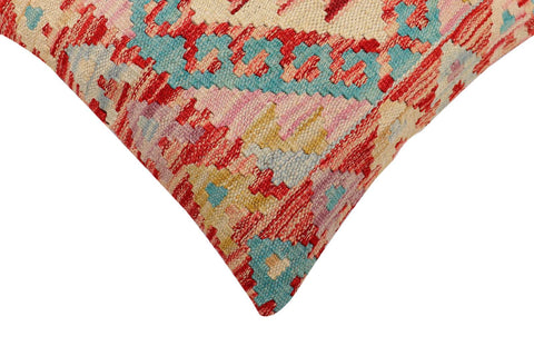 handmade Traditional Pillow Red Blue Hand-Woven SQUARE 100% WOOL Hand woven turkish pillow2 x 2
