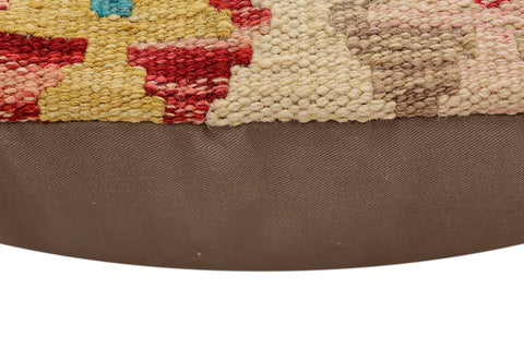 handmade Traditional Pillow Beige Red Hand-Woven SQUARE 100% WOOL Hand woven turkish pillow2 x 2