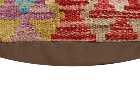 handmade Traditional Pillow Red Blue Hand-Woven SQUARE 100% WOOL Hand woven turkish pillow2 x 2