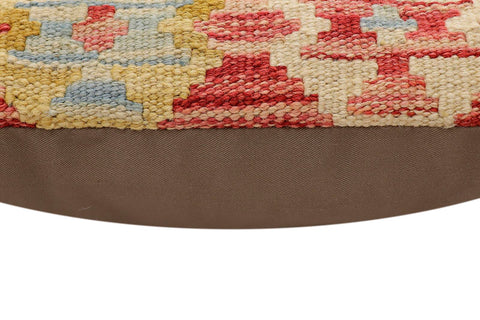 handmade Traditional Pillow Red Blue Hand-Woven SQUARE 100% WOOL Hand woven turkish pillow2 x 2