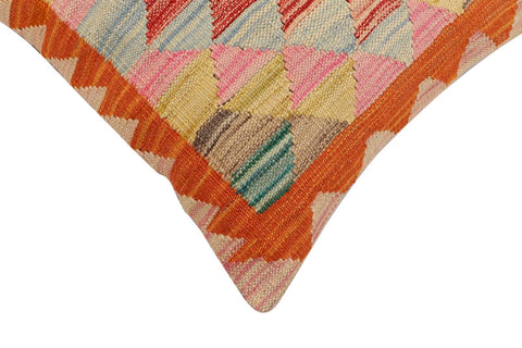 handmade Traditional Pillow Rust Red Hand-Woven SQUARE 100% WOOL Hand woven turkish pillow2 x 2