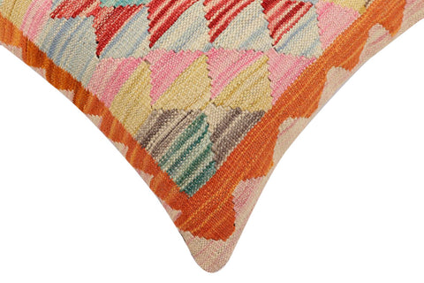 handmade Traditional Pillow Rust Red Hand-Woven SQUARE 100% WOOL Hand woven turkish pillow2 x 2