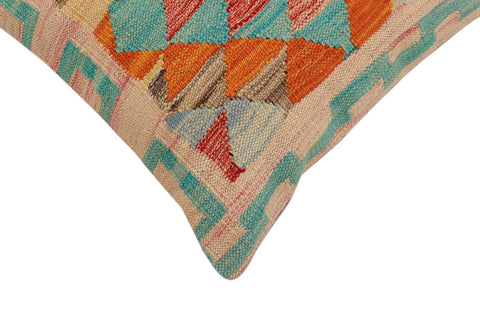 handmade Traditional Pillow Red Rust Hand-Woven SQUARE 100% WOOL Hand woven turkish pillow2 x 2
