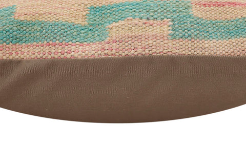 handmade Traditional Pillow Red Rust Hand-Woven SQUARE 100% WOOL Hand woven turkish pillow2 x 2