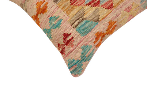 handmade Traditional Pillow Red Blue Hand-Woven SQUARE 100% WOOL Hand woven turkish pillow2 x 2