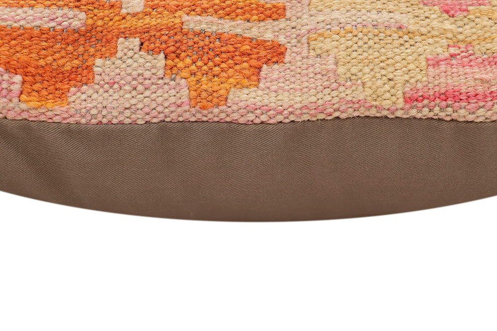 handmade Traditional Pillow Red Blue Hand-Woven SQUARE 100% WOOL Hand woven turkish pillow2' x 2'