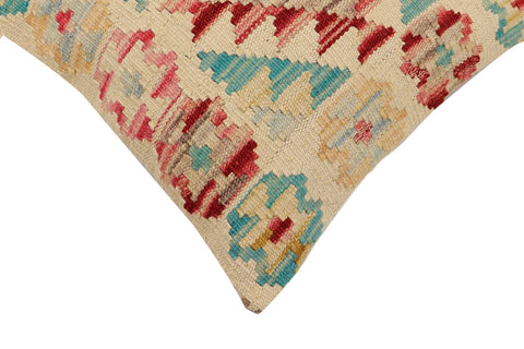 handmade Traditional Pillow Beige Red Hand-Woven SQUARE 100% WOOL Hand woven turkish pillow2 x 2