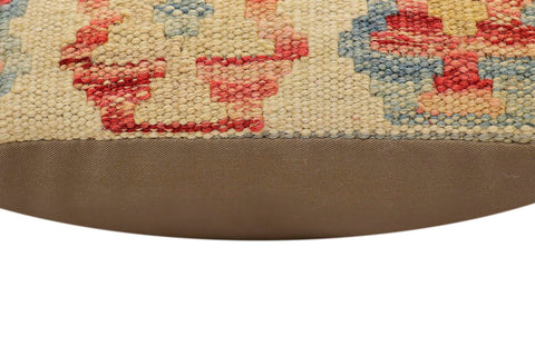 handmade Traditional Pillow Red Rust Hand-Woven SQUARE 100% WOOL Hand woven turkish pillow2 x 2