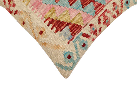 handmade Traditional Pillow Beige Rust Hand-Woven SQUARE 100% WOOL Hand woven turkish pillow2 x 2