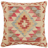 Rustic Rowe Turkish Hand-Woven Kilim Pillow