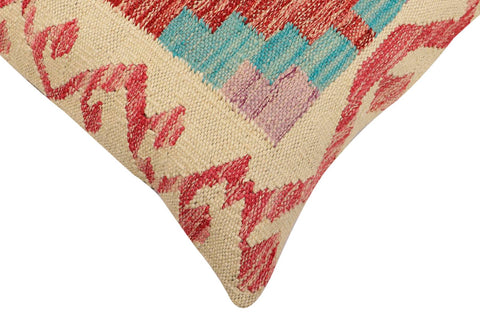 handmade Traditional Pillow Beige Red Hand-Woven SQUARE 100% WOOL Hand woven turkish pillow2 x 2