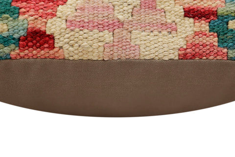 handmade Traditional Pillow Red Blue Hand-Woven SQUARE 100% WOOL  Hand woven turkish pillow  2 x 2