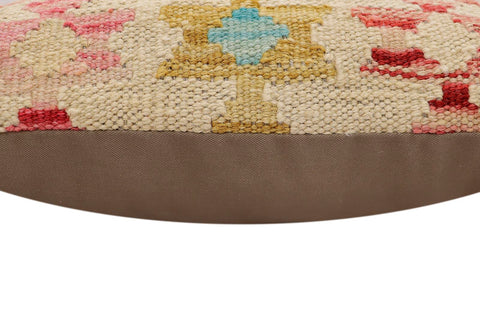 handmade Traditional Pillow Red Blue Hand-Woven SQUARE 100% WOOL Hand woven turkish pillow2 x 2
