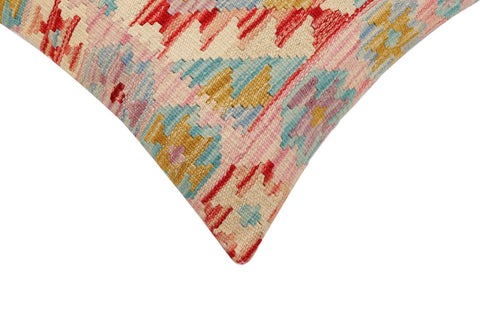 handmade Traditional Pillow Red Beige Hand-Woven SQUARE 100% WOOL Hand woven turkish pillow2 x 2