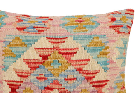 handmade Traditional Pillow Red Beige Hand-Woven SQUARE 100% WOOL Hand woven turkish pillow2 x 2
