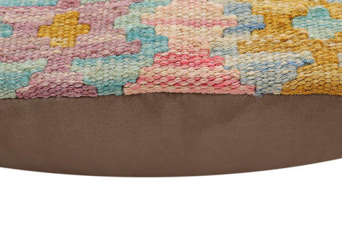 handmade Traditional Pillow Red Beige Hand-Woven SQUARE 100% WOOL Hand woven turkish pillow2 x 2