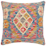 Boho Chic Camarill Turkish Hand-Woven Kilim Pillow