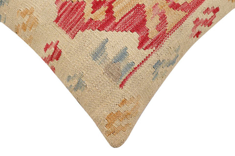 handmade Traditional Pillow Beige Pink Hand-Woven SQUARE 100% WOOL Hand woven turkish pillow2 x 2