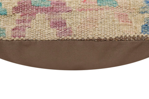 handmade Traditional Pillow Beige Red Hand-Woven SQUARE 100% WOOL Hand woven turkish pillow2 x 2