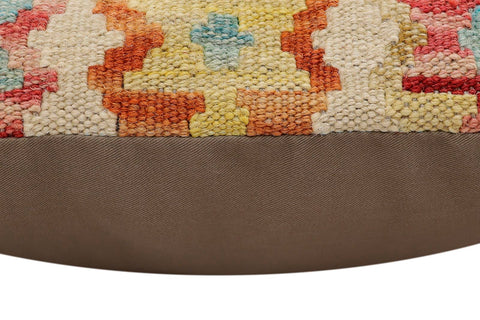 handmade Traditional Pillow Beige Red Hand-Woven SQUARE 100% WOOL Hand woven turkish pillow2 x 2