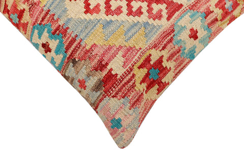 handmade Traditional Pillow Red Beige Hand-Woven SQUARE 100% WOOL Hand woven turkish pillow2 x 2