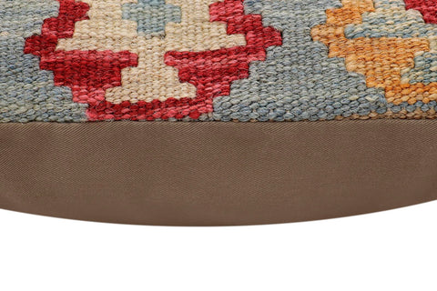 handmade Traditional Pillow Red Beige Hand-Woven SQUARE 100% WOOL Hand woven turkish pillow2 x 2
