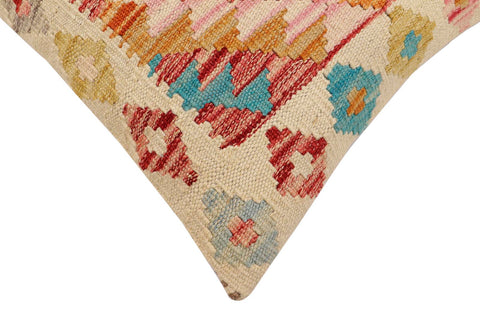 handmade Traditional Pillow Beige Red Hand-Woven SQUARE 100% WOOL Hand woven turkish pillow2 x 2