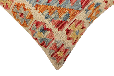 handmade Traditional Pillow Beige Rust Hand-Woven SQUARE 100% WOOL Hand woven turkish pillow2 x 2