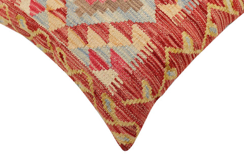 handmade Traditional Pillow Rust Beige Hand-Woven SQUARE 100% WOOL Hand woven turkish pillow2 x 2