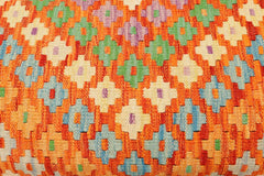 handmade Traditional Shoe Rack Rust Blue Hand-made RECTANGLE Vegetable dyed wool and wood  