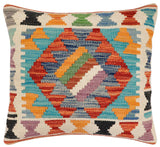 Boho Chic Renita Turkish Hand-Woven Kilim Pillow